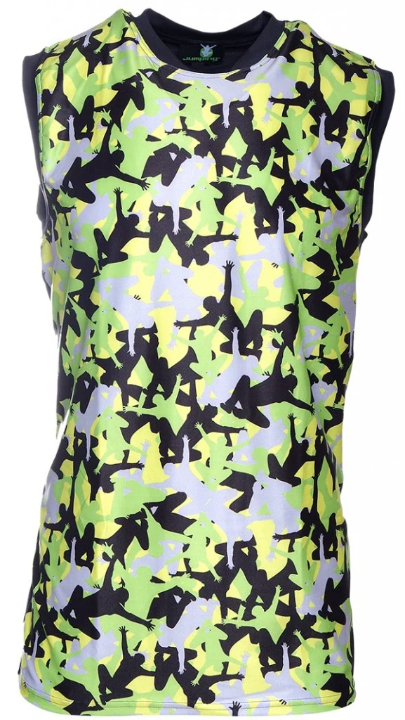 Men's tank top with Jumping figures