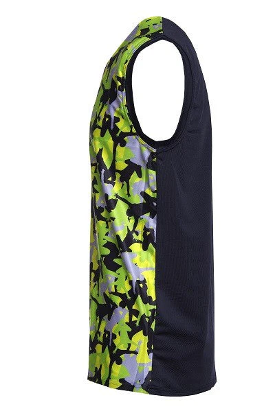 Men's tank top with Jumping figures - Image 2