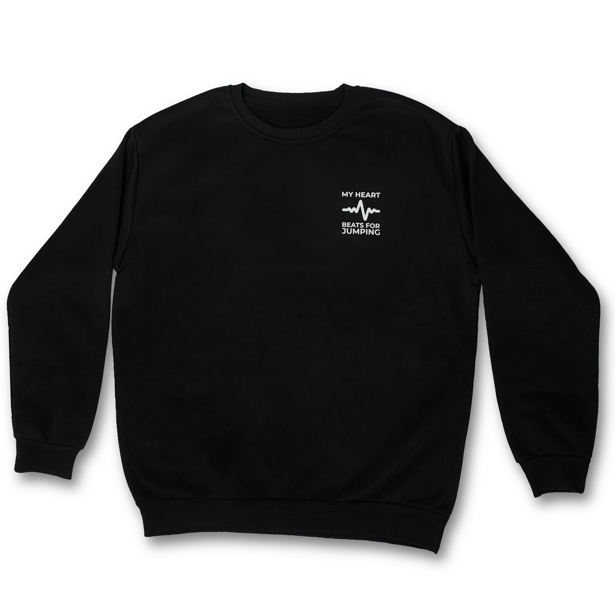 Black sweatshirt BEAT without a hood