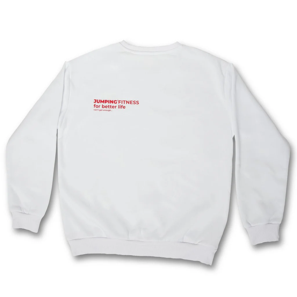 White sweatshirt BEAT without a hood - Image 2